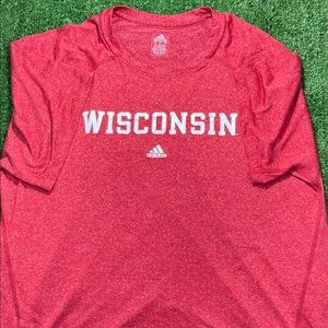 Adidas University of Wisconsin T-Shirt Size XL